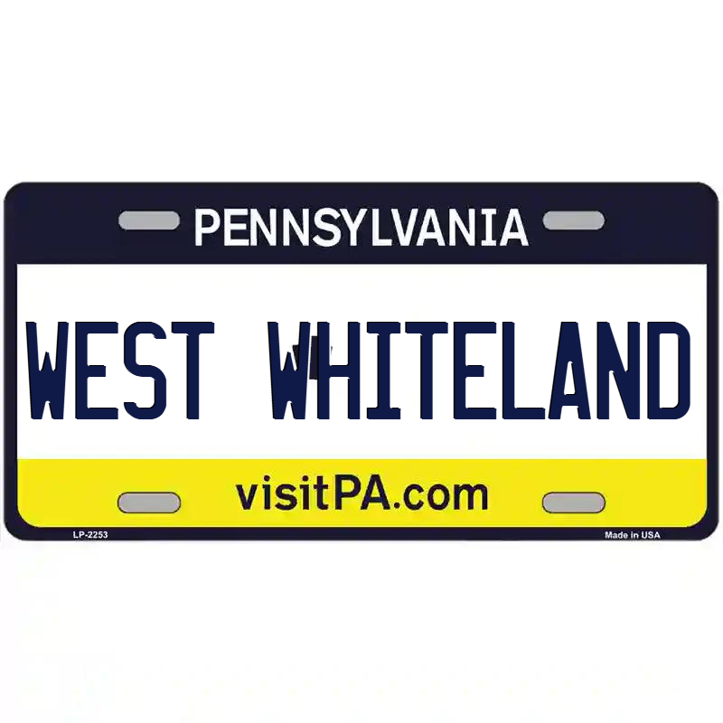 West Whiteland Pennsylvania Metal Sign