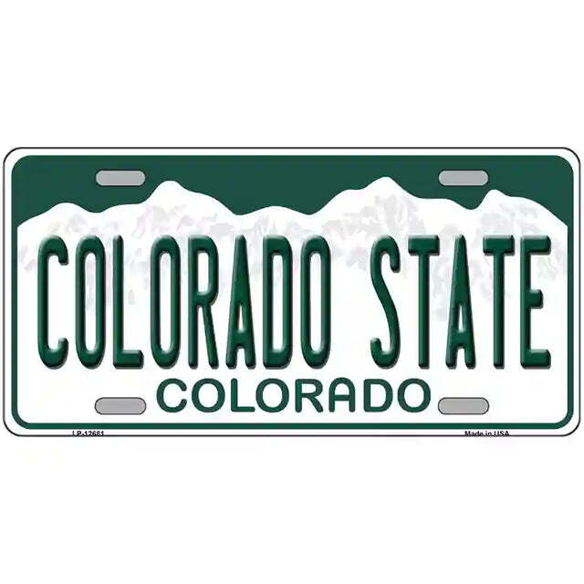 Colorado State Colorado Metal Sign