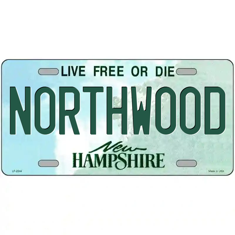 Northwood New Hampshire Metal Sign