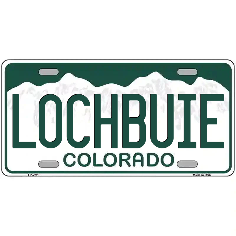 Louchbuie Colorado Metal Sign