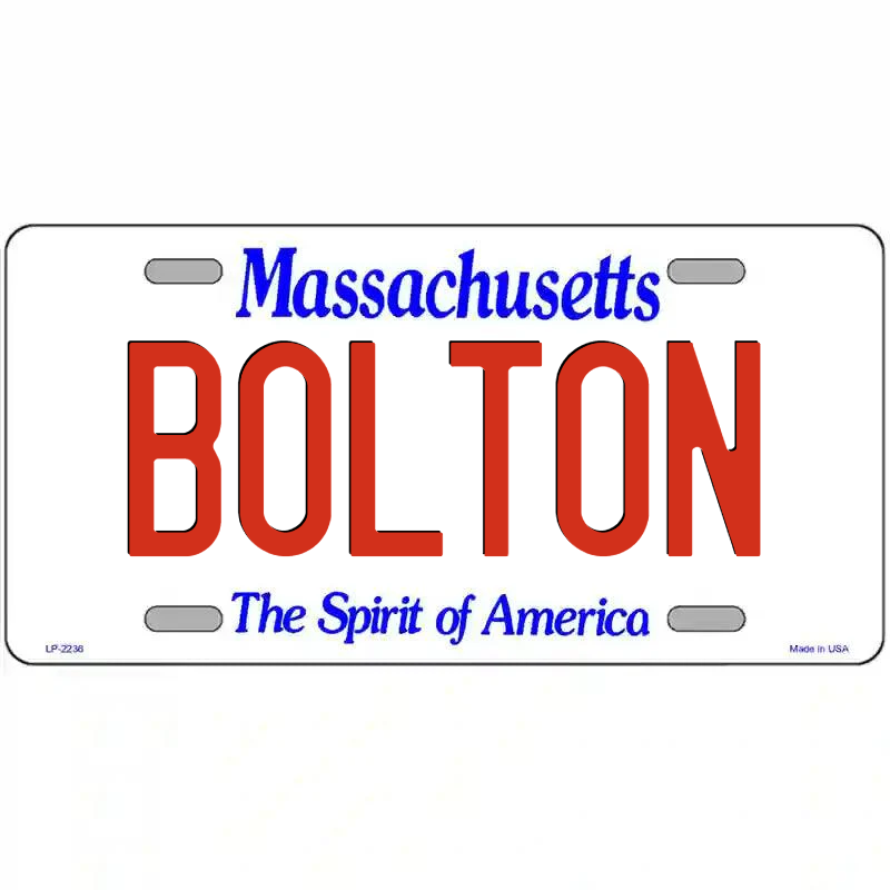 Bolton Massachusetts Metal Sign
