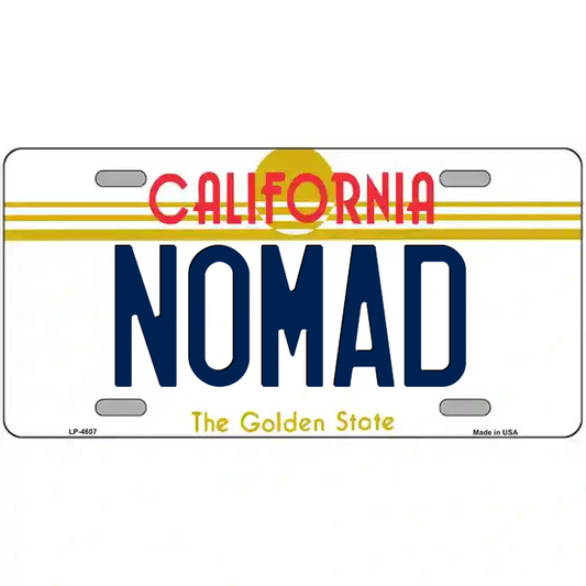 Nomad California Metal Sign