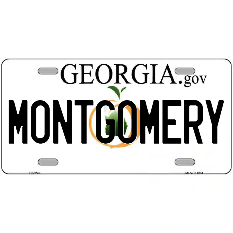 Montgomery Georgia Metal Sign
