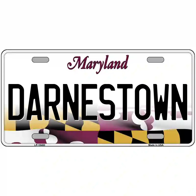 Darnestown Maryland Metal Sign