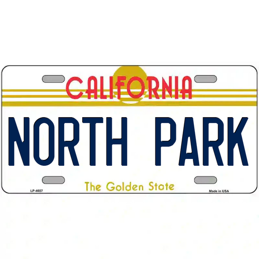 North Park California Metal Sign