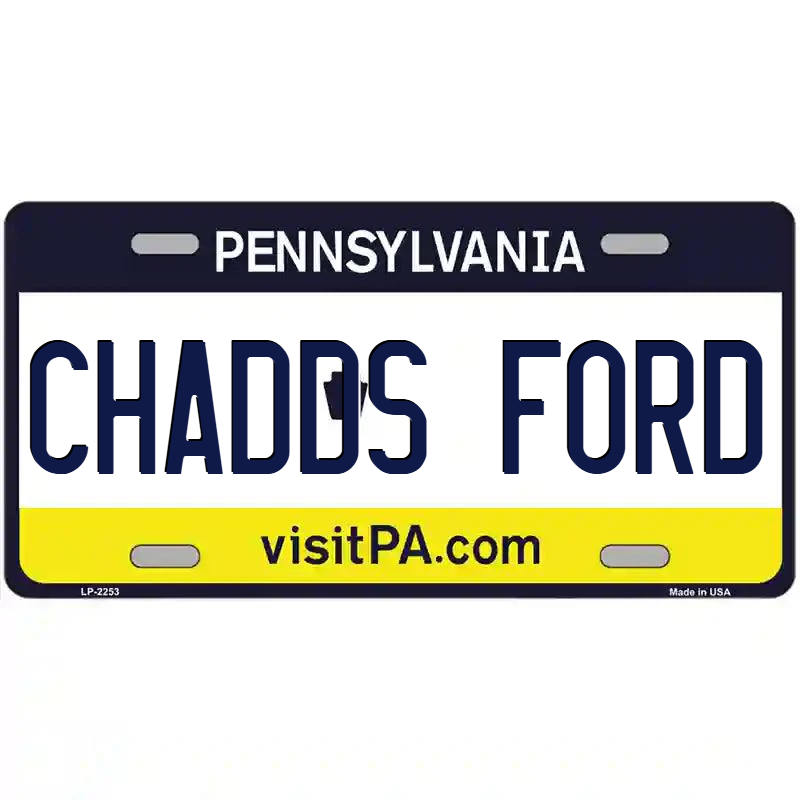Chadds Ford Pennsylvania Metal Sign