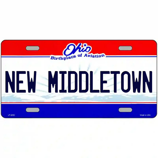 New Middletown Ohio Metal Sign