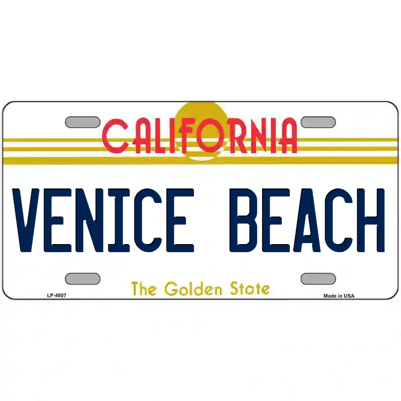 Venice Beach Caliofrnia Metal Sign