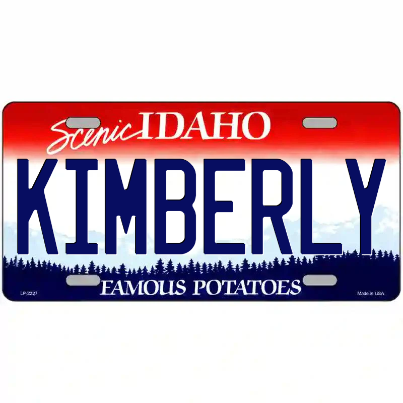Kimberly Idaho Metal Sign