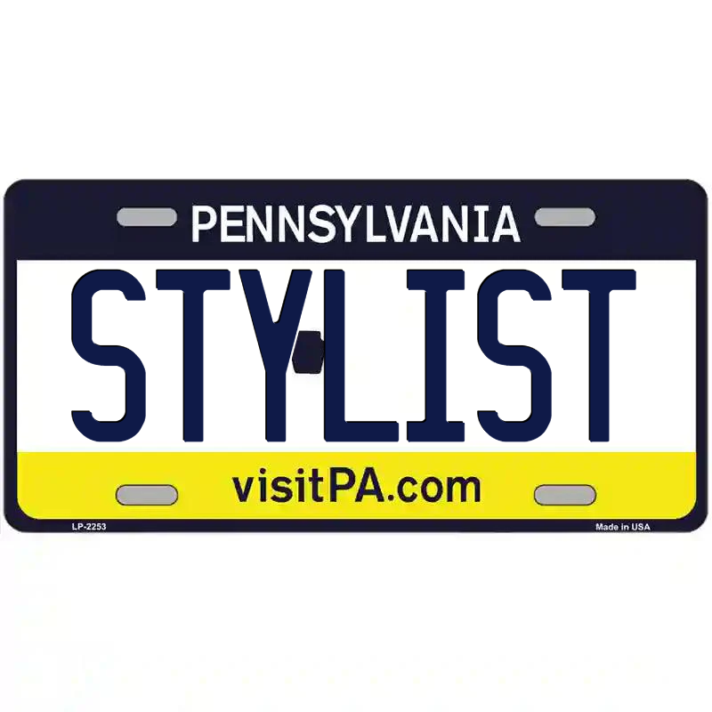 Stylist Pennsylvania Metal Sign
