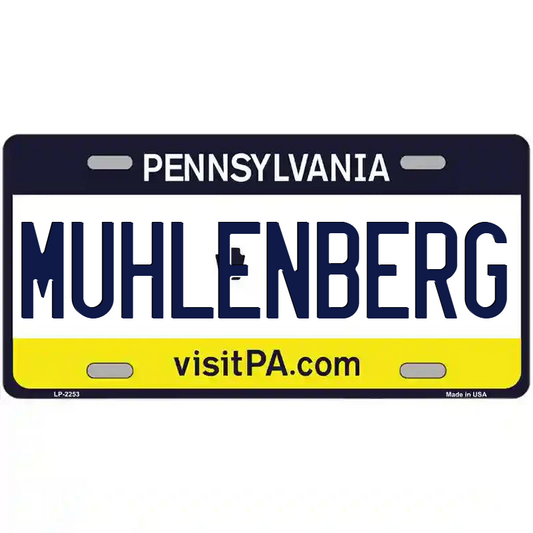Muhlenberg Pennsylvania Metal Sign