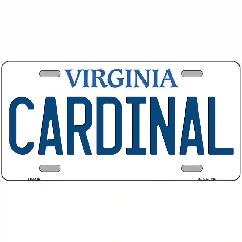 Cardinal Virginia Metal Sign