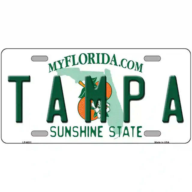 Tampa Florida Metal Sign