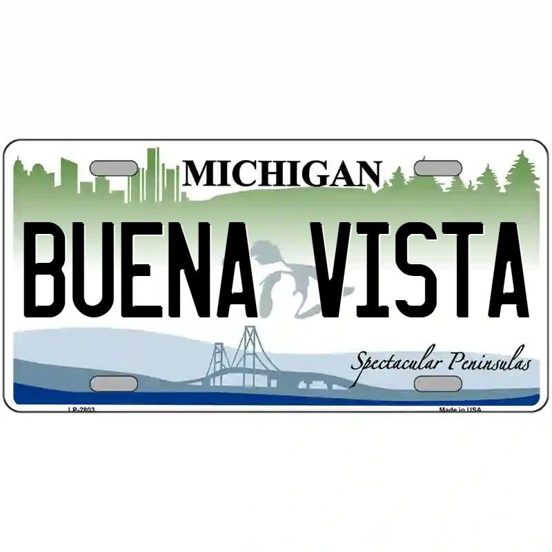 Buena Vista Michigan Metal Sign