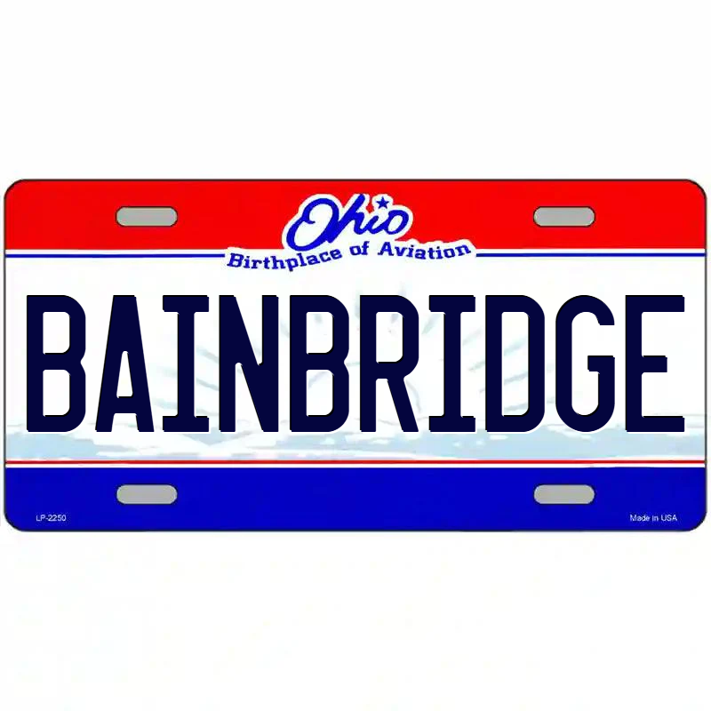 Bainbridge Ohio Metal Sign