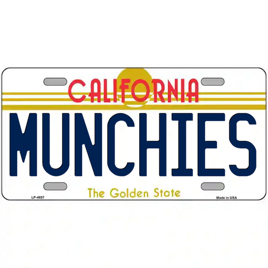 Munchies California Metal Sign