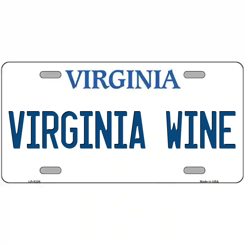 Virginia Wine Virginia Metal Sign