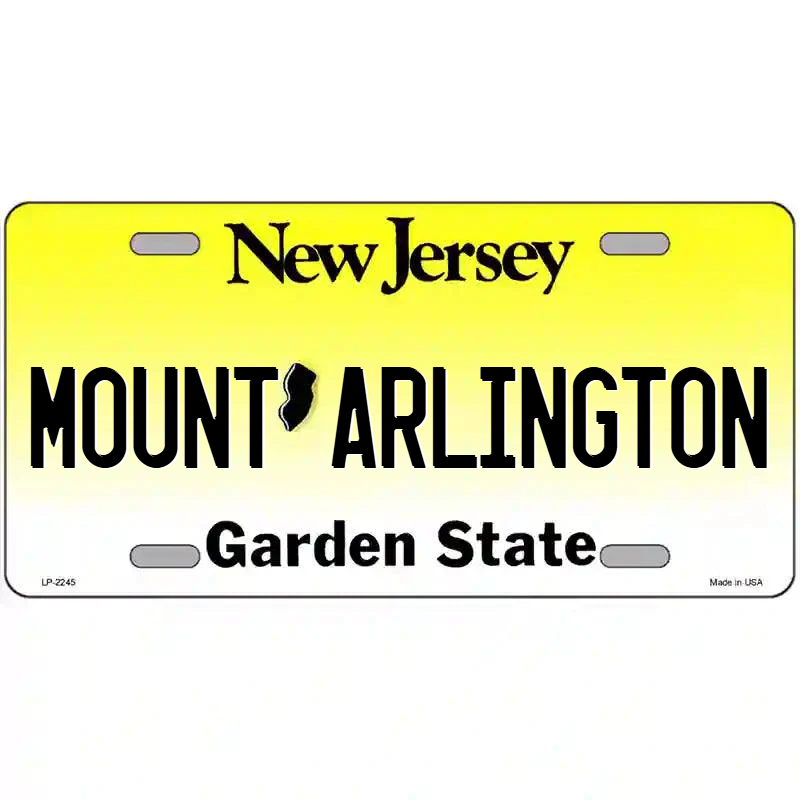 Mount Arlington New Jersey Metal Sign