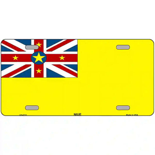 Niue Flag Metal Sign