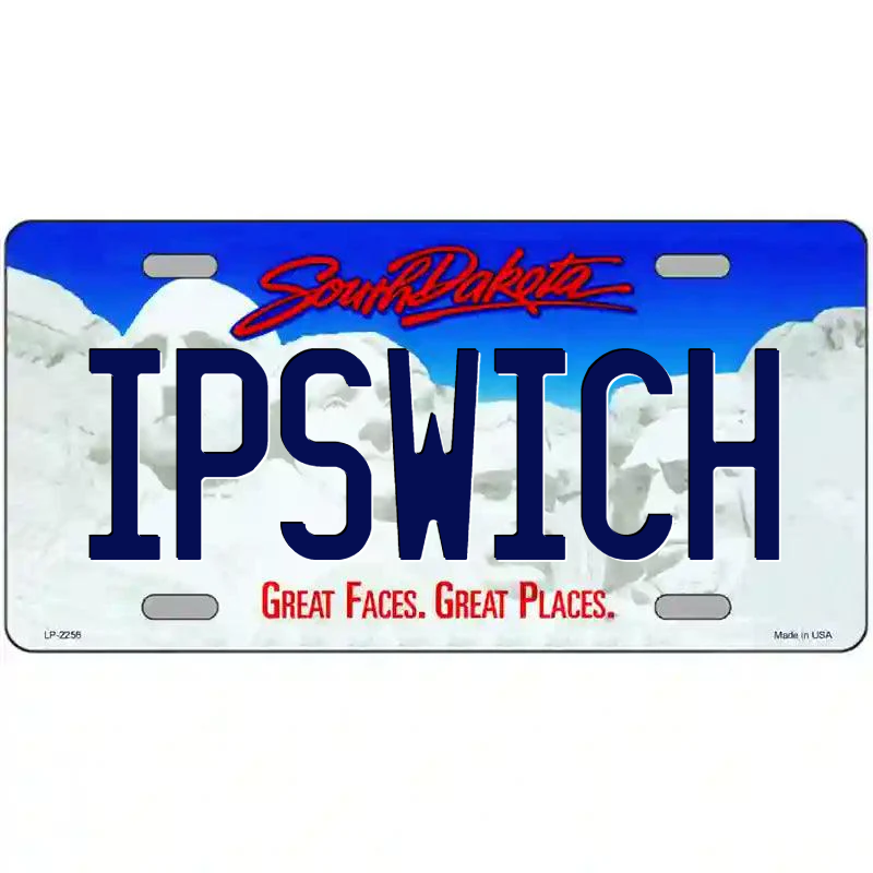Ipswich South Dakota Metal Sign
