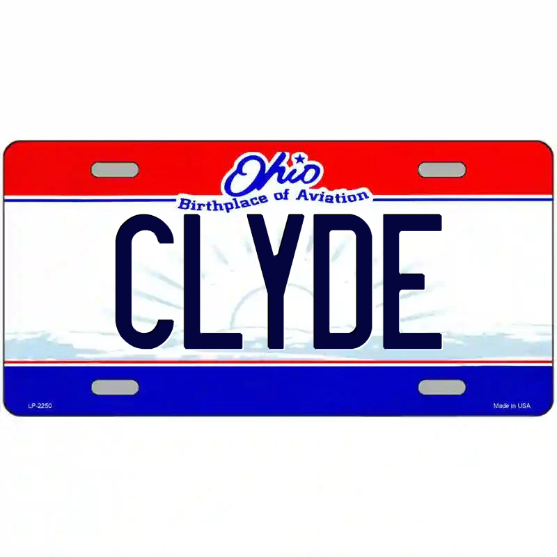 Clyde Ohio Metal Sign