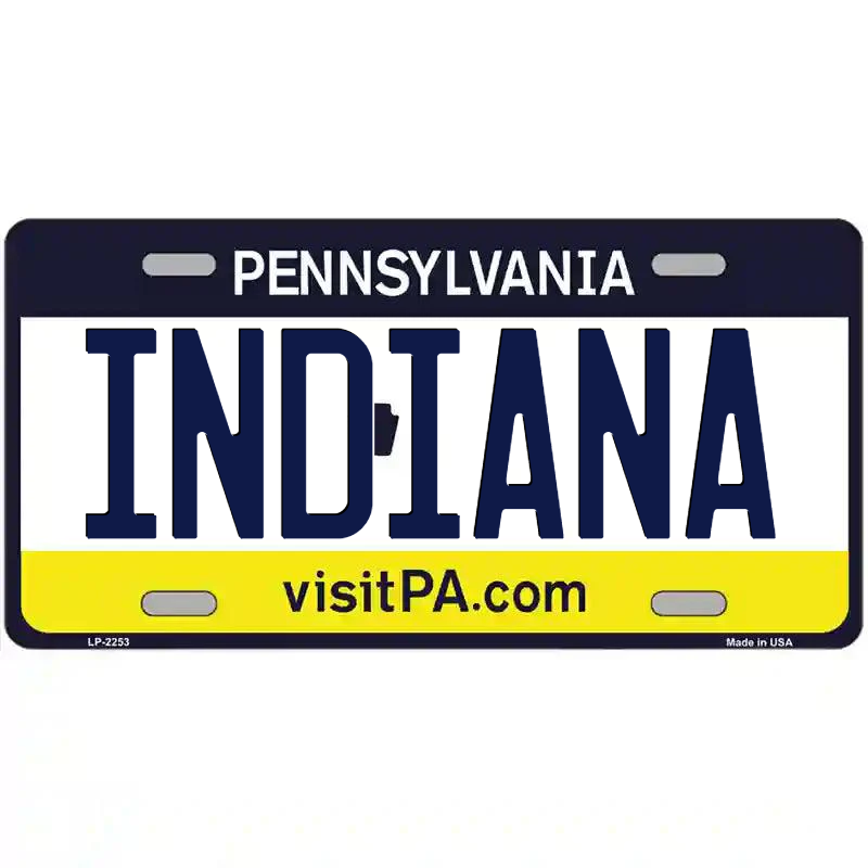 Indiana Pennsylvania Metal Sign