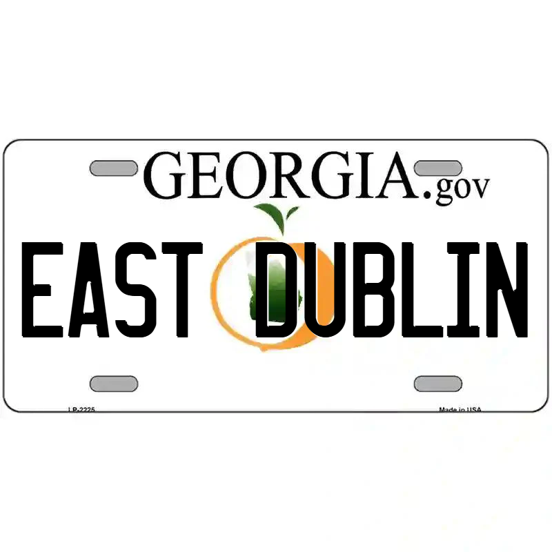 East Dublin Georgia Metal Sign