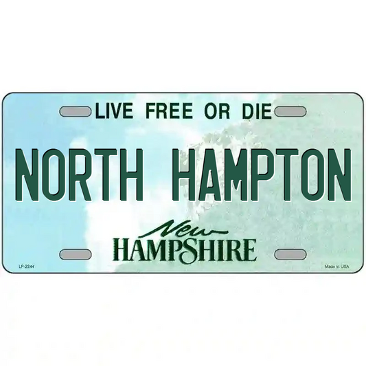 North Hampton New Hampshire Metal Sign