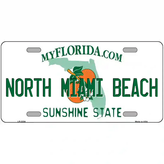 North Miami Beach Florida Metal Sign