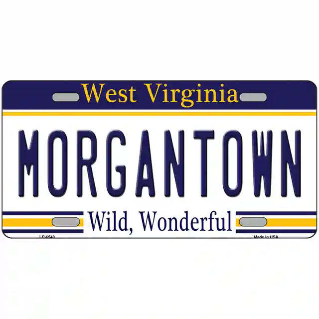 Morgantown West Virginia Metal Sign