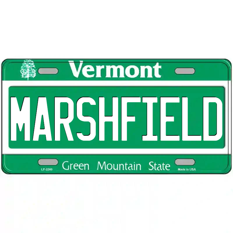 Marshfield Vermont Metal Sign