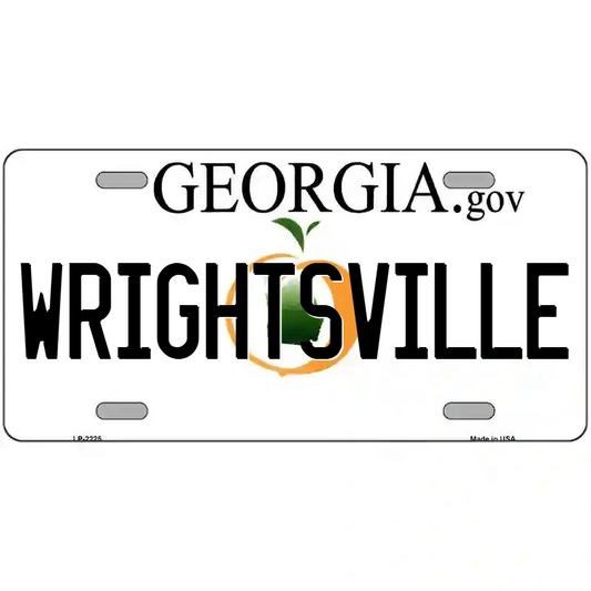 Wrightsville Georgia Metal Sign