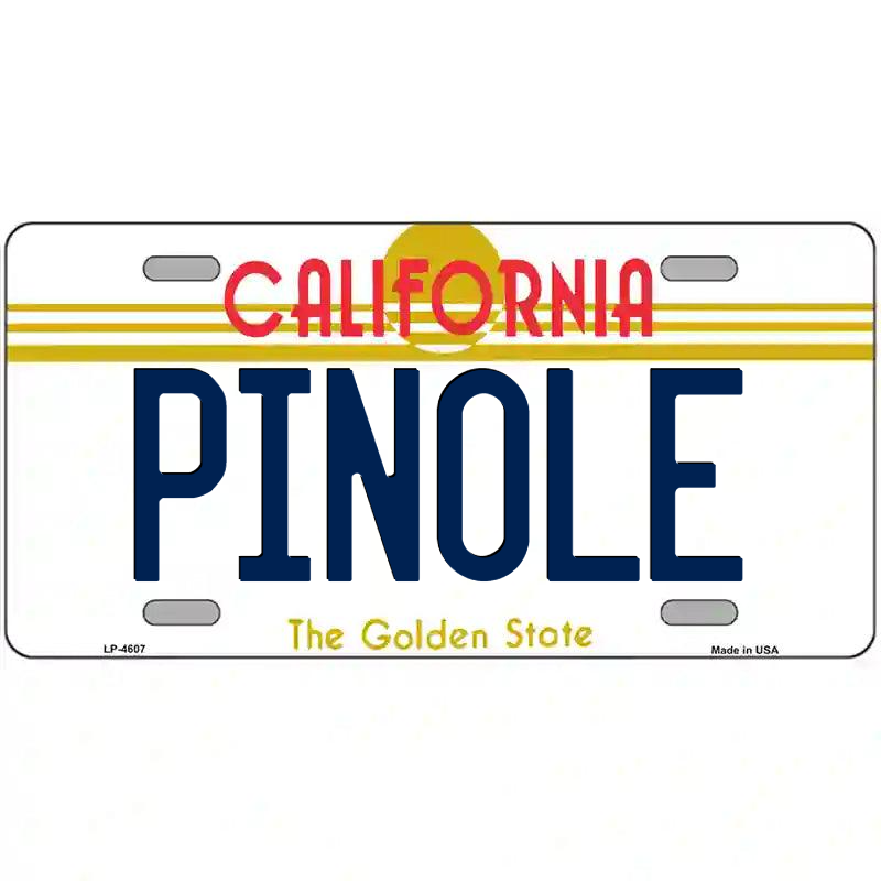 Pinole California Metal Sign