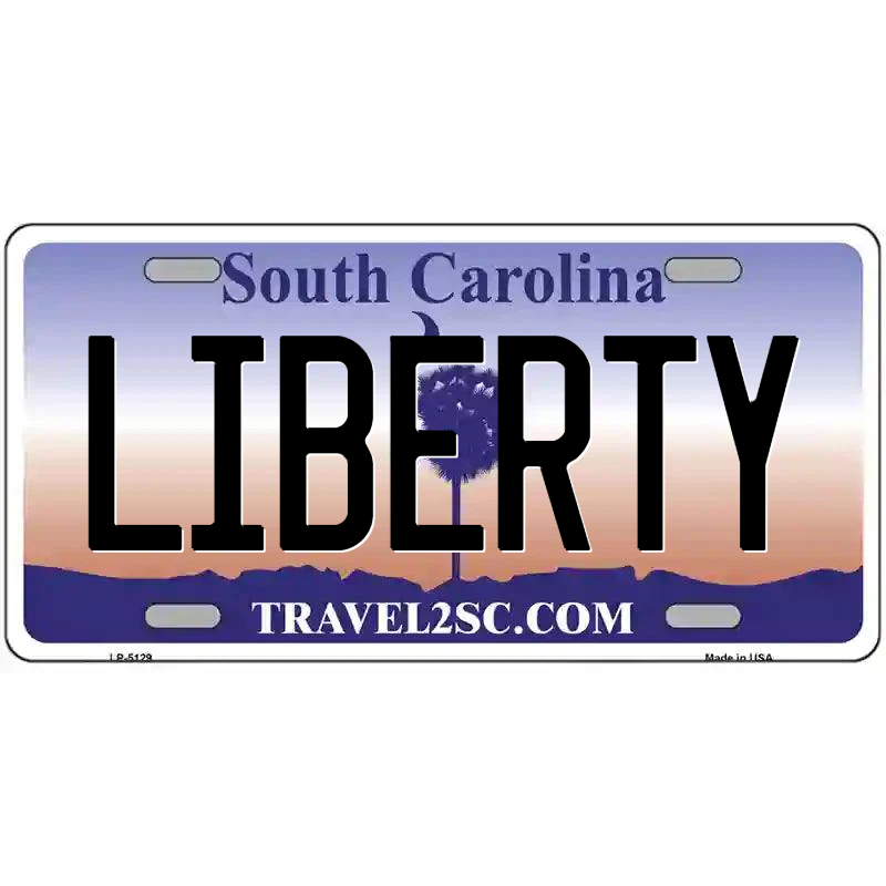 South Carolina Metal Signs