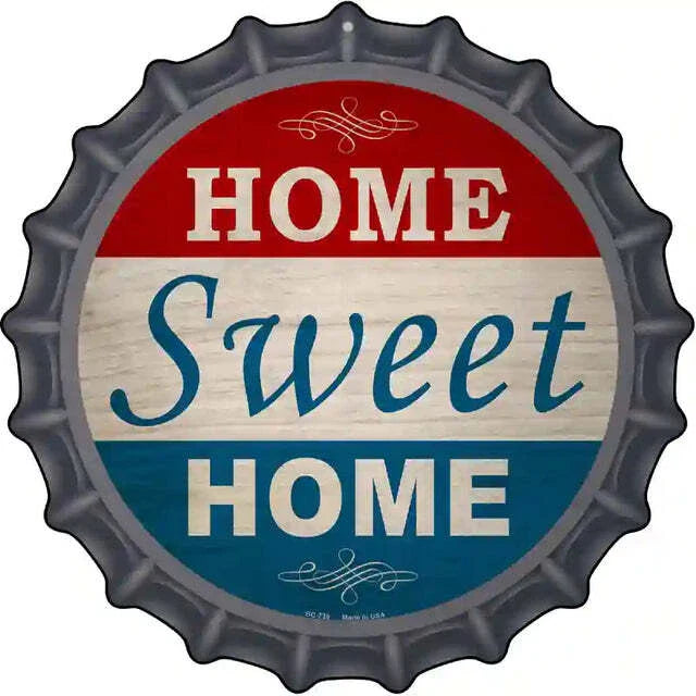 Bottle Cap Shaped Signs