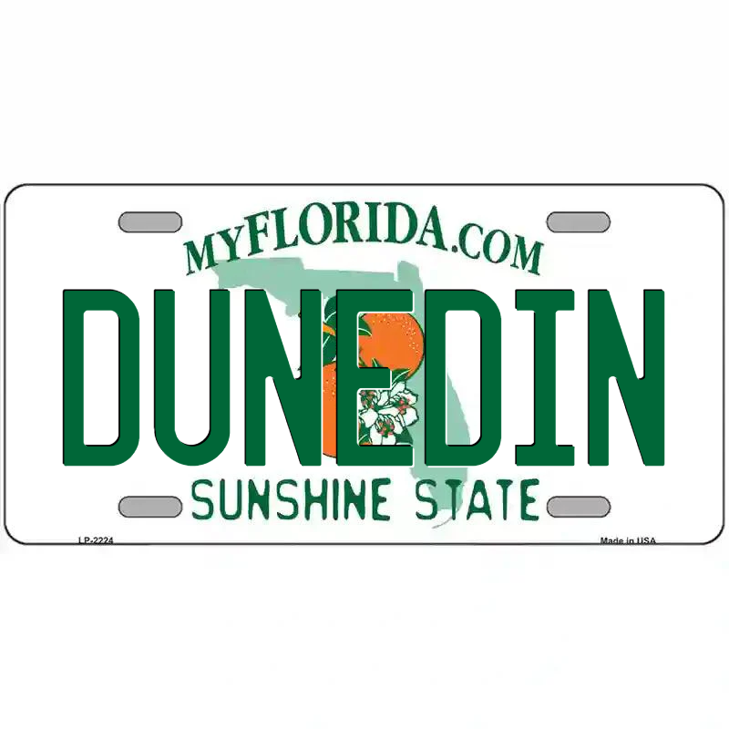Dunedin Florida Metal Sign