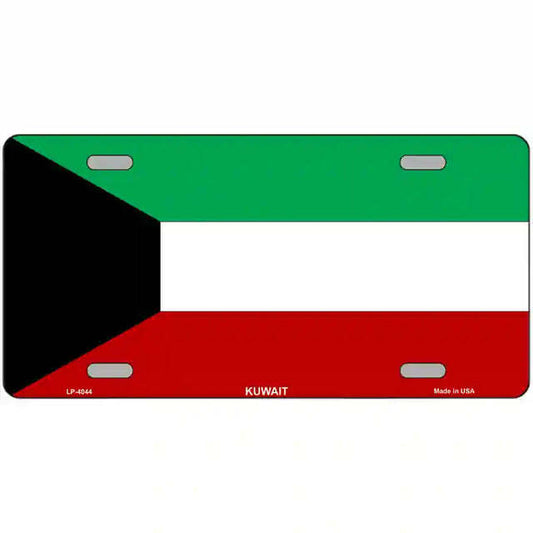 Kuwait Flag Metal Sign