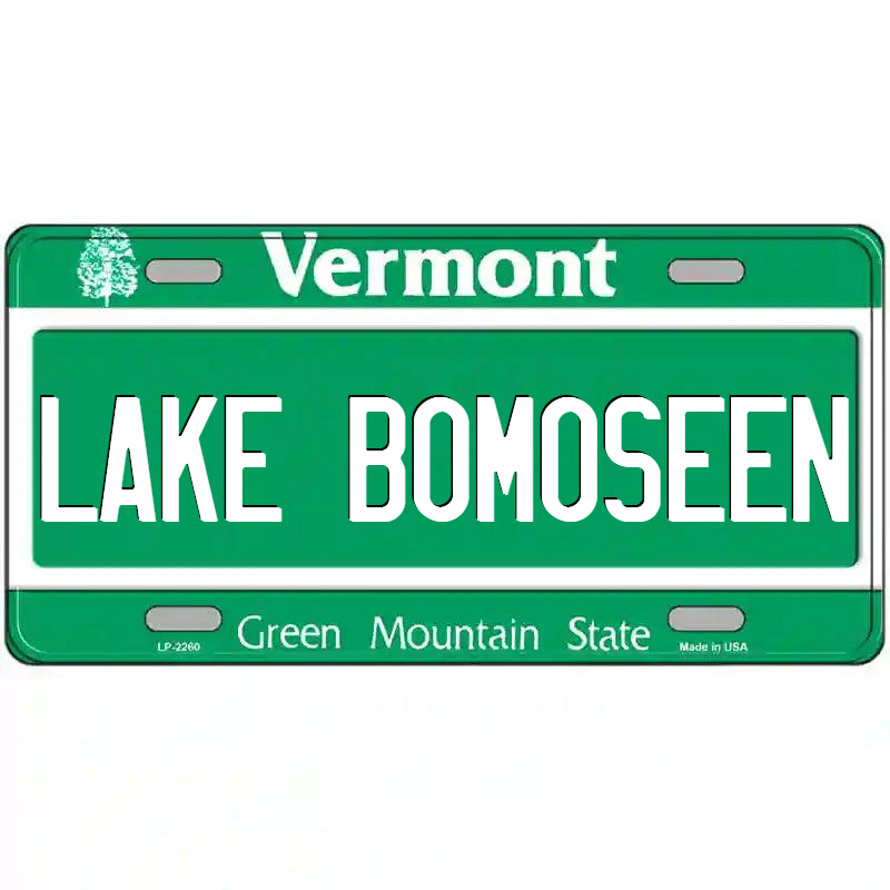 Lake Bomoseen Vermont Metal Sign