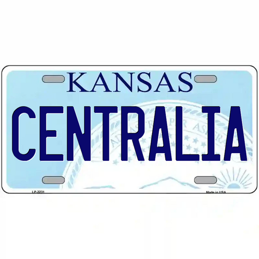 Centralia Kansas Metal Sign