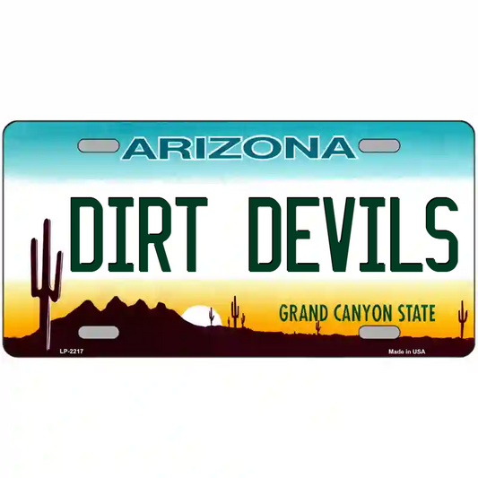Dirt Devils Arizona Metal Sign