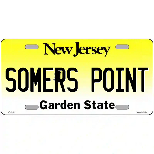 Somers Point New Jersey Metal Sign