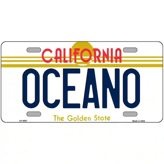Oceano California Metal Sign