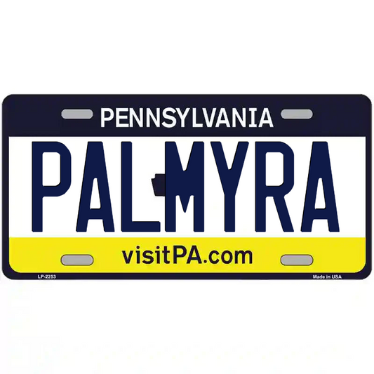 Palmyra Pennsylvania Metal Sign