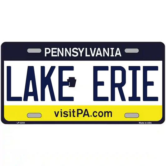 Lake Erie Pennsylvania Metal Sign