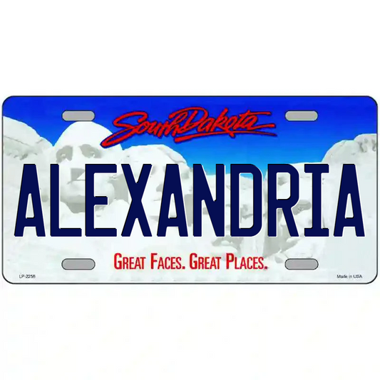 Alexandria South Dakota Metal Sign