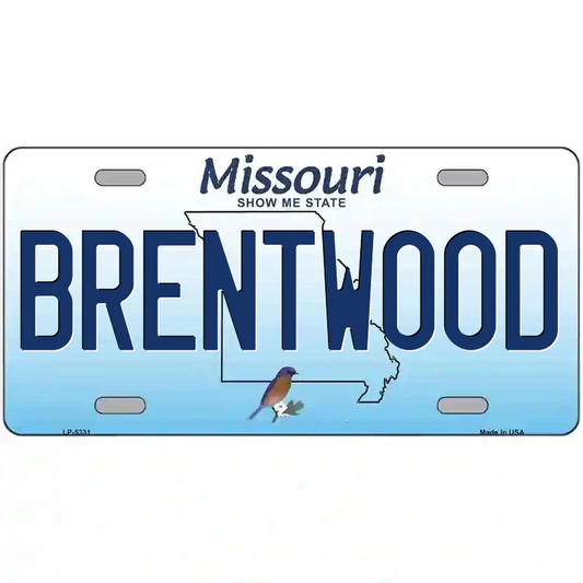 Brentwood Missouri Metal Sign