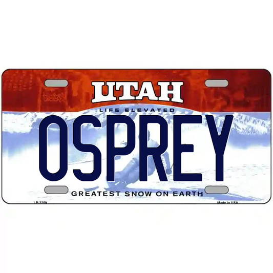 Osprey Utah Metal Sign