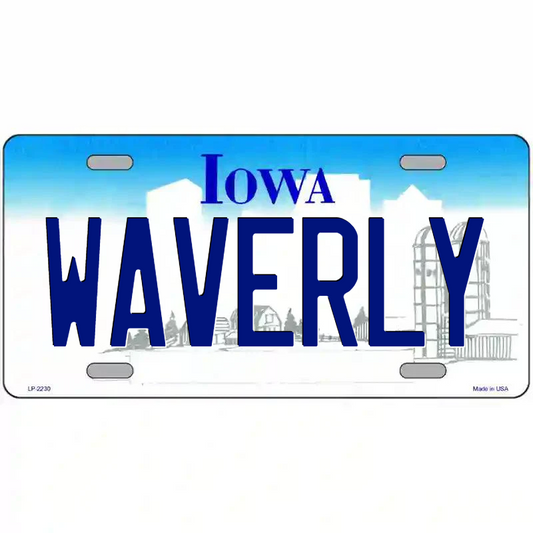 Waverly Iowa Metal Sign