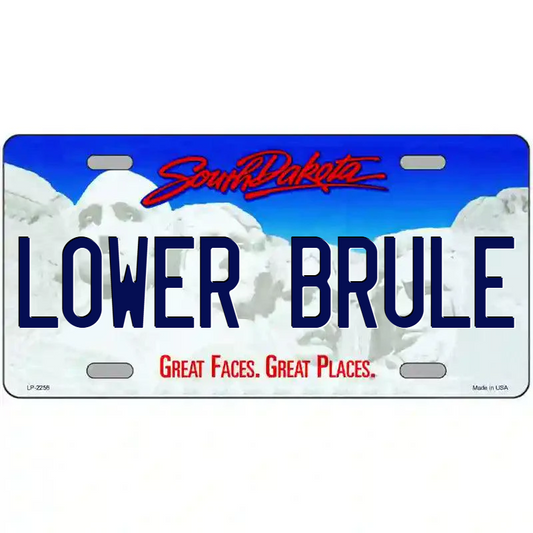 Lower Brule South Dakota Metal Sign