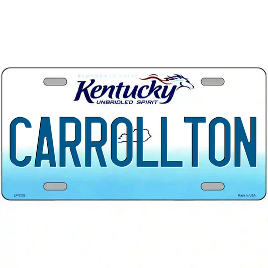 Carrollton Kentucky Metal Sign